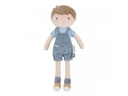 JIM MUÑECO BLANDITO 35 CM LITTLE DUTCH PETO AZUL