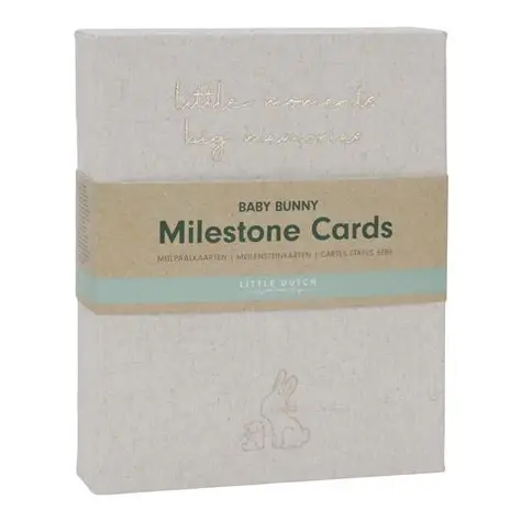 TARJETAS MILESTONE BABY BUNNY FSC LITTLE
