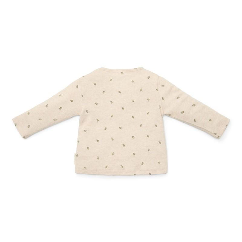 CAMISETA MANGA LARGA HOJAS VERDES