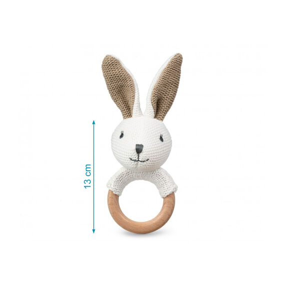 SONAJERO CROCHET 13 CM KIOKIDS (Caja Regalo)