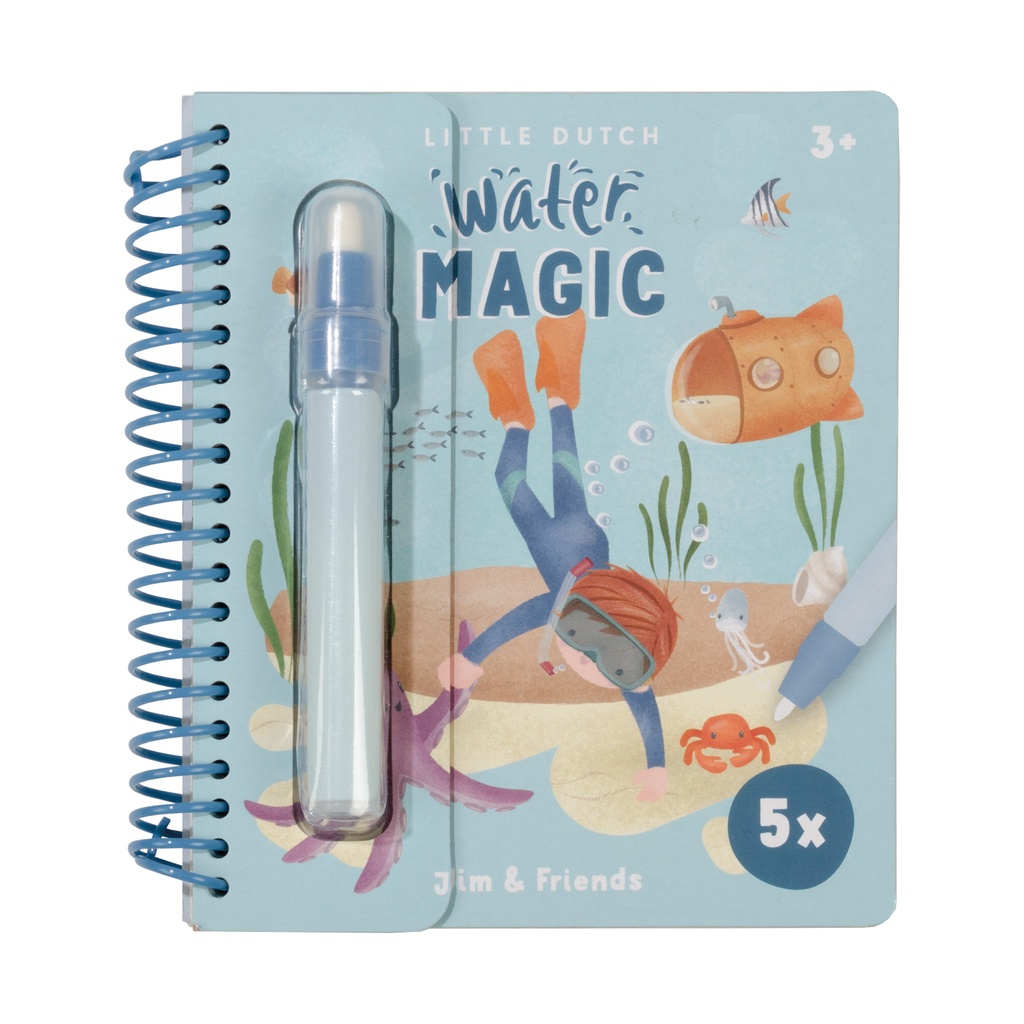 LIBRO MÁGICO DE COLOREAR JIM & FRIENDS