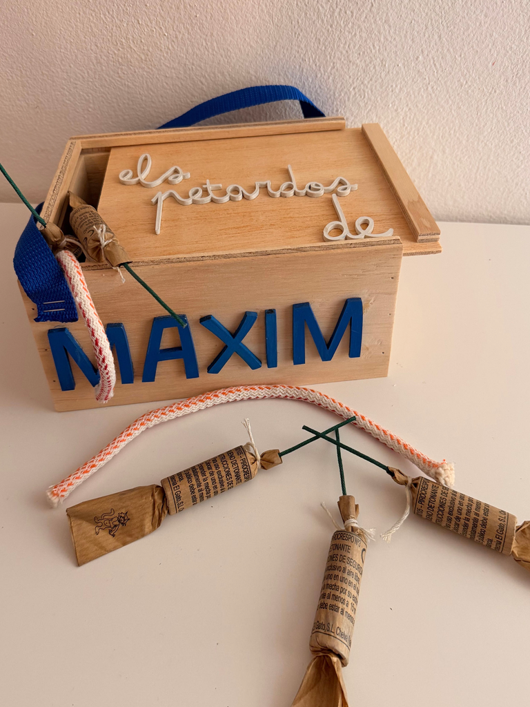 CAJA PETARDOS DE MADERA FALLAS
