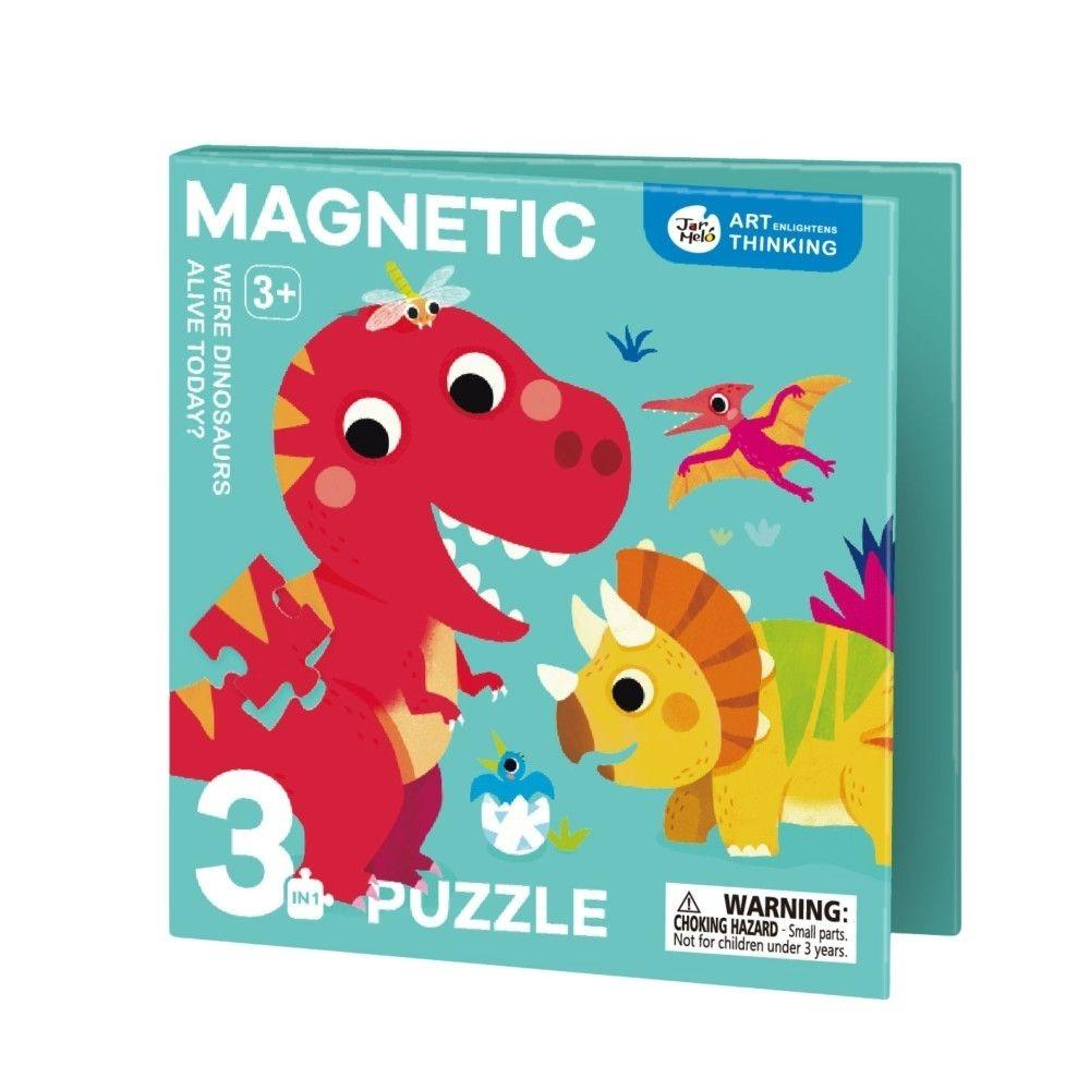 [JA95102] 3-in-1 MAGNETIC PUZZLE (DINOS)