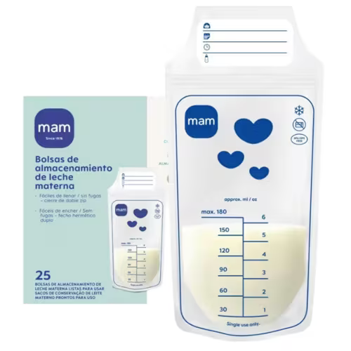 RECIPIENTES PARA LECHE MATERNA (25 unidades)