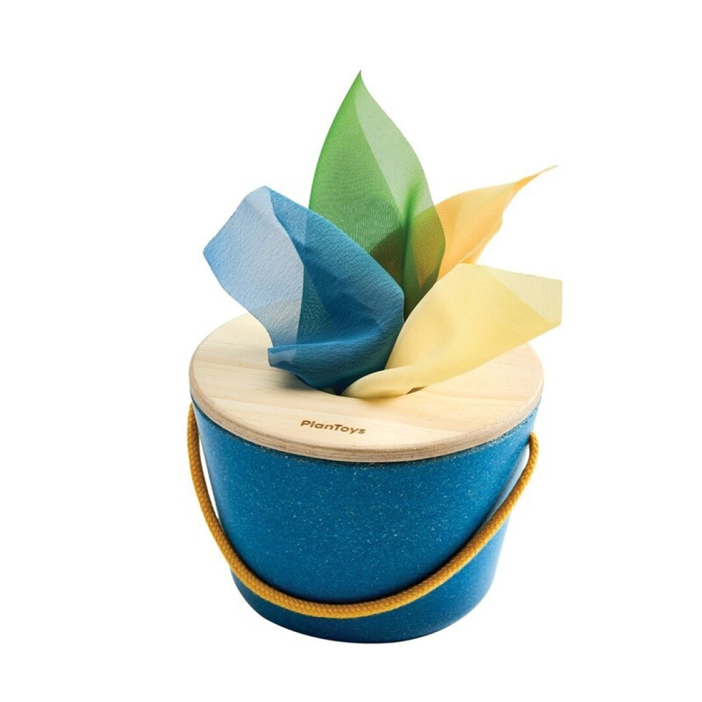 CUBO MADERA PAÑUELOS MONTESSORI PLANTOYS