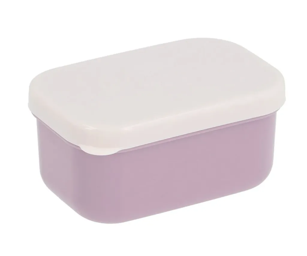 CAJA ALMUERZO BICOLOR PEQUEÑA CON TENEDOR TUTETE