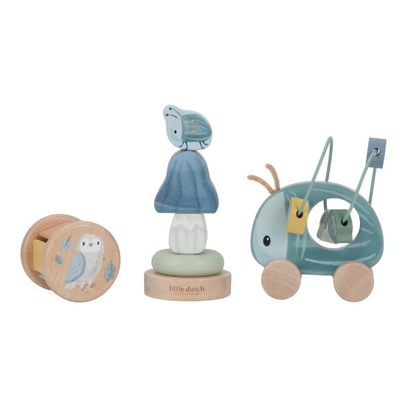SET REGALO JUGUETES MADERA LITTLE DUTCH