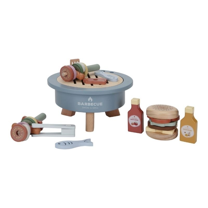 SET DE BARBACOA DE MADERA LITTLE DUTCH
