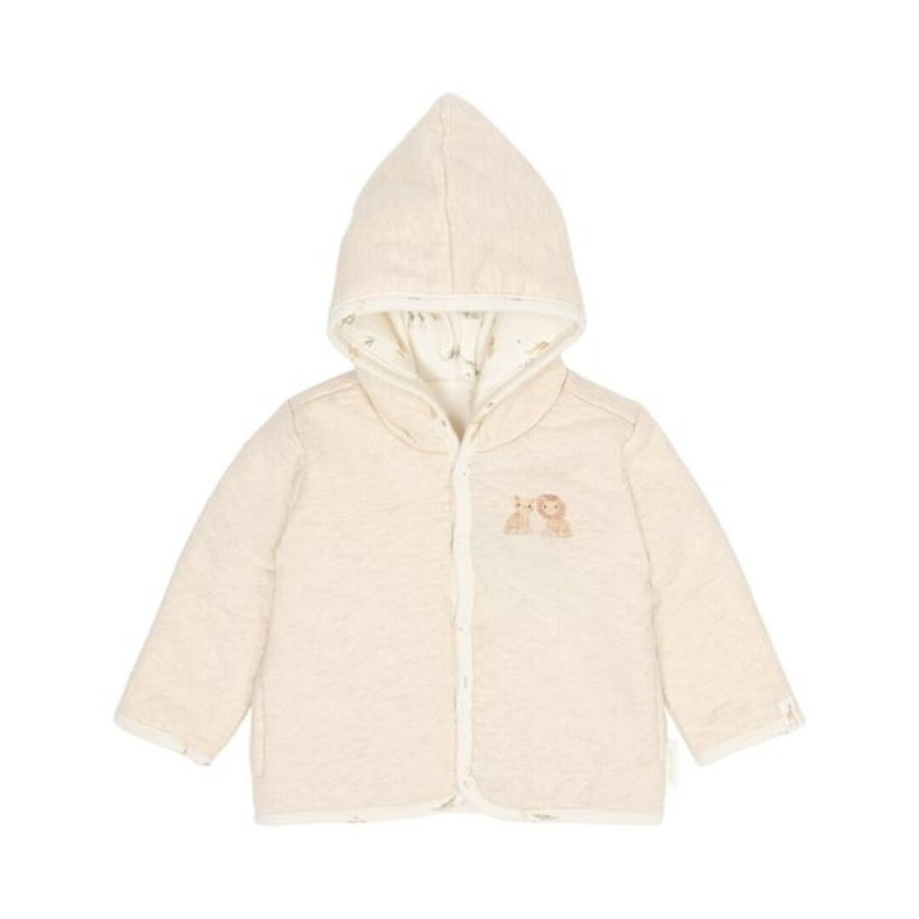 CHAQUETA REVERSIBLE VAINILLA MELEE SAFARI FRIENDS LITTLE DUTCH