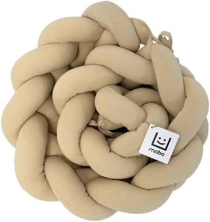 [MO99133405] TRENZA ALGODON 180cm PROTECTOR CUNA  (Beige)