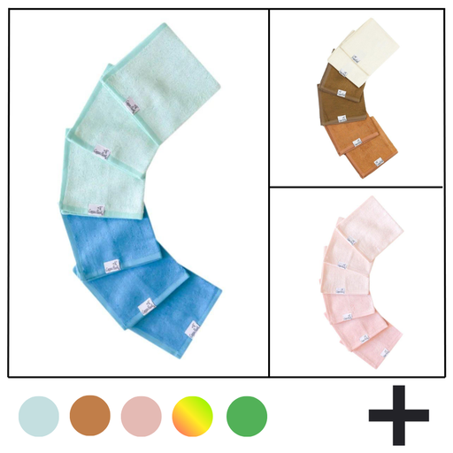 Toallas de bambú 28x28cm