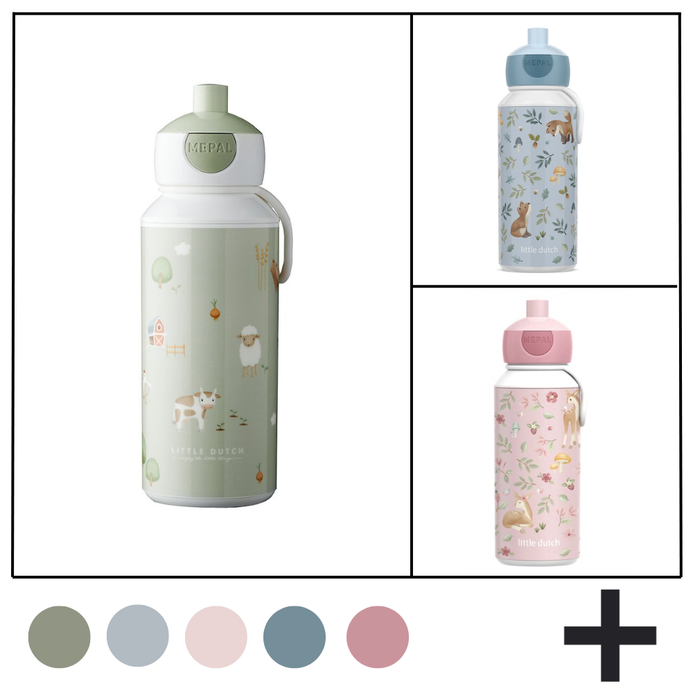 BOTELLA CAMPUS POP-UP 400 ml LITTLE DUTCH