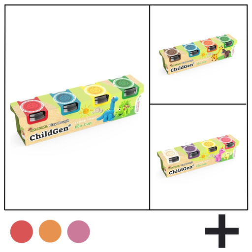 PLASTILINA NATURAL SET ECOCUP CHILDGEN