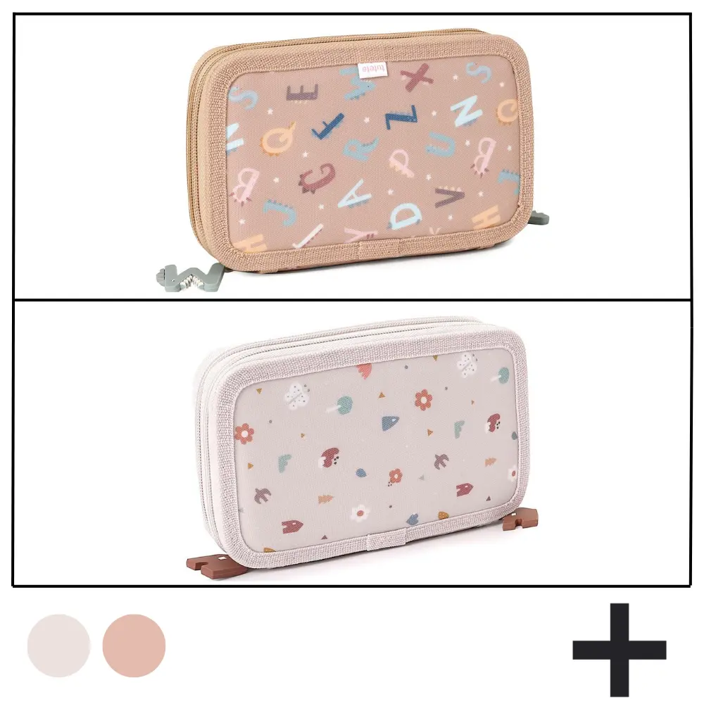 ESTUCHE ESCOLAR DOBLE PARA LÁPICES TUTETE