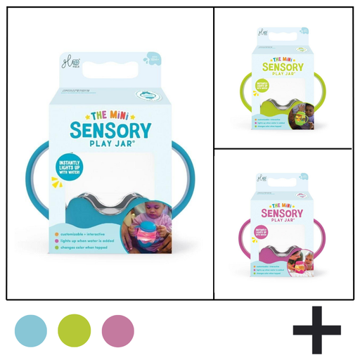 MINI JARRA SENSORIAL GLO PALS