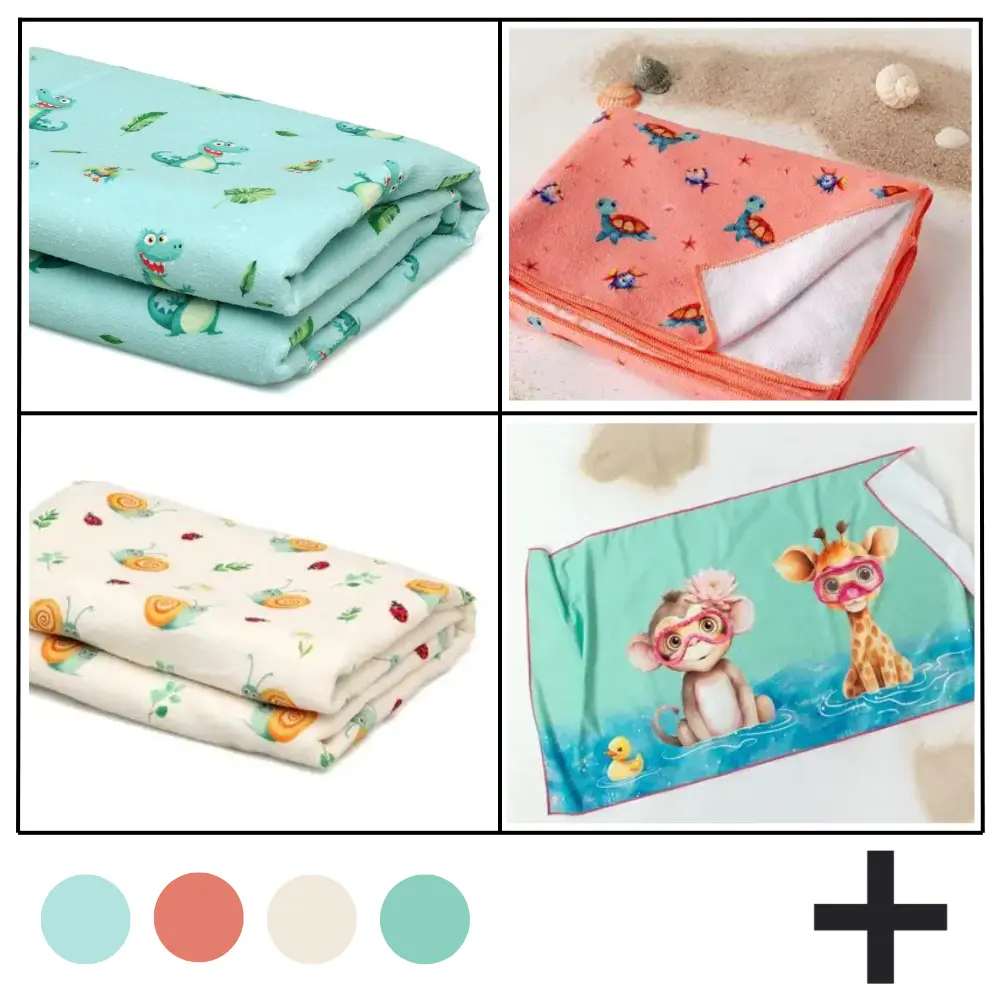 TOALLA MICROFIBRA KioKids 75 X 150cm