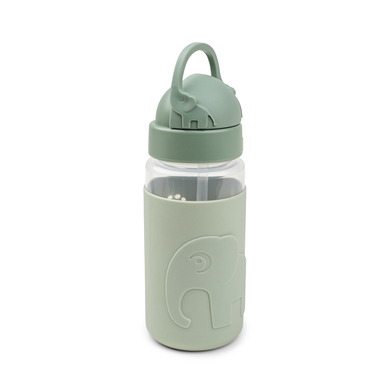 [1039443] BOTELLA ELEFANTE VERDE CON PAJITA DONE BY DEER 350ml